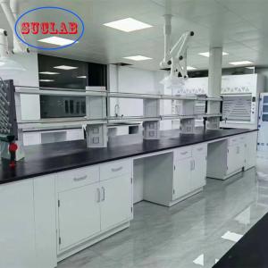 China Anti-Corrosion Full Steel Epoxy Resin countertop Chemical resistance Laboratory Workbench Price List on sale