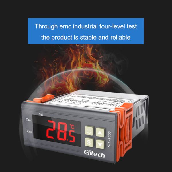 STC-1000 Temperature Controller display close-up