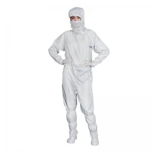 China ESD coverall cleanroom clothes Anti-static cleanroom garments ESD clothes supplier from China on sale