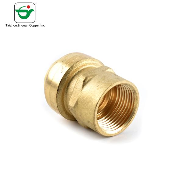 Lead Free C46500 End Stop 1 inch Brass Push Fit Pipe Connectors