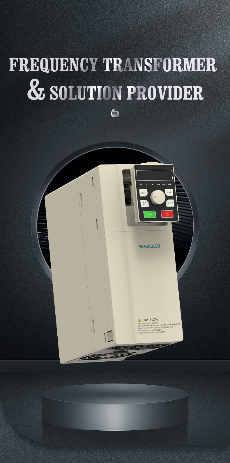 5.5KW 7HP 11KW 15HP Frequency Inverter V/F Control For AC Motor