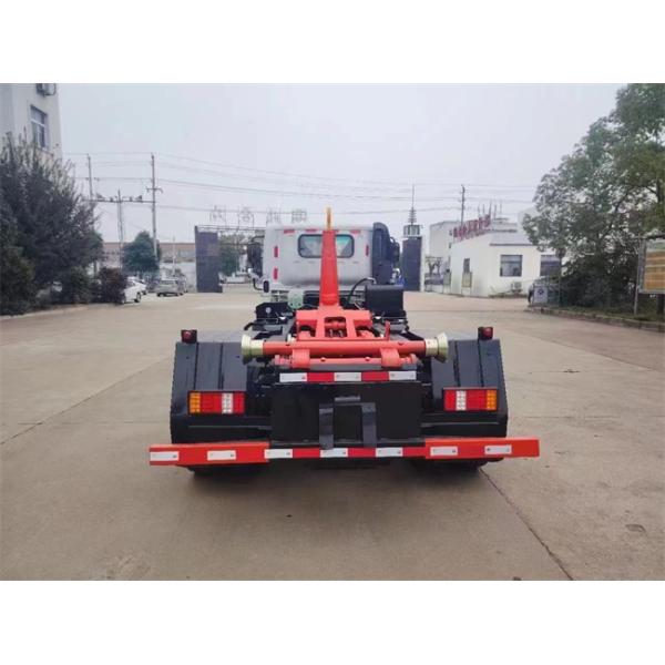 4x2 Hook Lift Trash Compactor Truck 9 Tons Loading Euro 6 Standard With 7.00R16 Tire