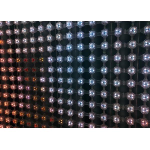 P50 Transparent Full Color LED Mesh Display Waterproof Outdoor LED Display For Building Walls