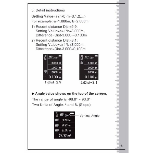 Rechargeable 70m Color display high-precision Laser rangefinder distance meter trena Laser tape measure Diastimeter