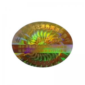 Quality Security 3D Holographic Stickers Printer Laser Custom Logo Hologram Stickers wholesale