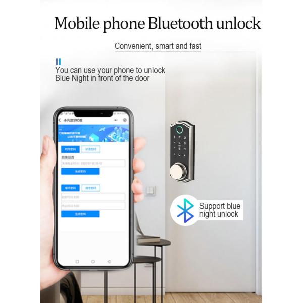 HFSecurity BP03 Biometric Keyless Smart Phone Open way Bluetooth Fingerprint Door Look
