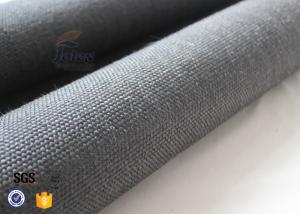 China 800gsm Black Vermiculite Coated Fiberglass Fabric Thermal Insulation Materials on sale