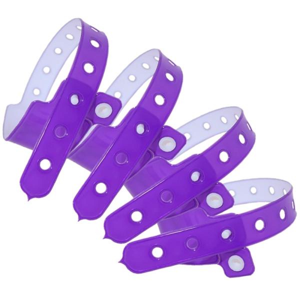 Manufacturer Disposable Custom Wristband Plastic Vinyl PVC Neon Fluorescent