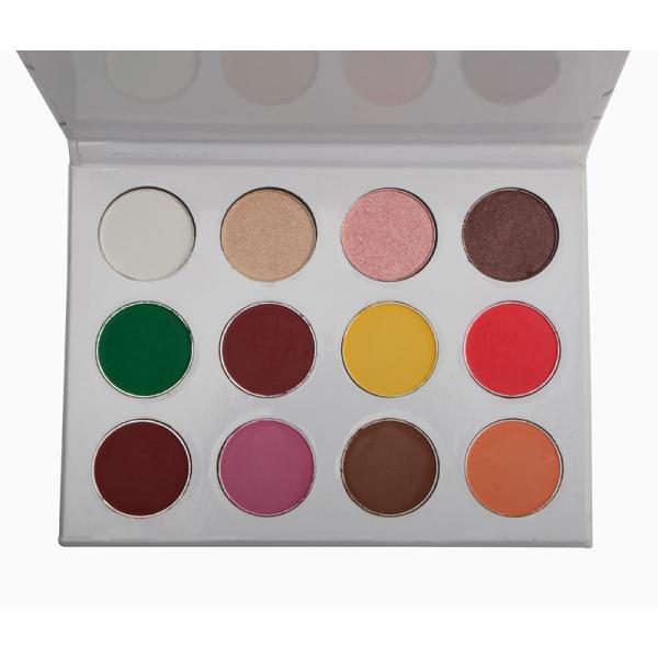 Natural Pigment Shimmer Eye Makeup Eyeshadow Palette Eco Friendly Material Easy Coloring