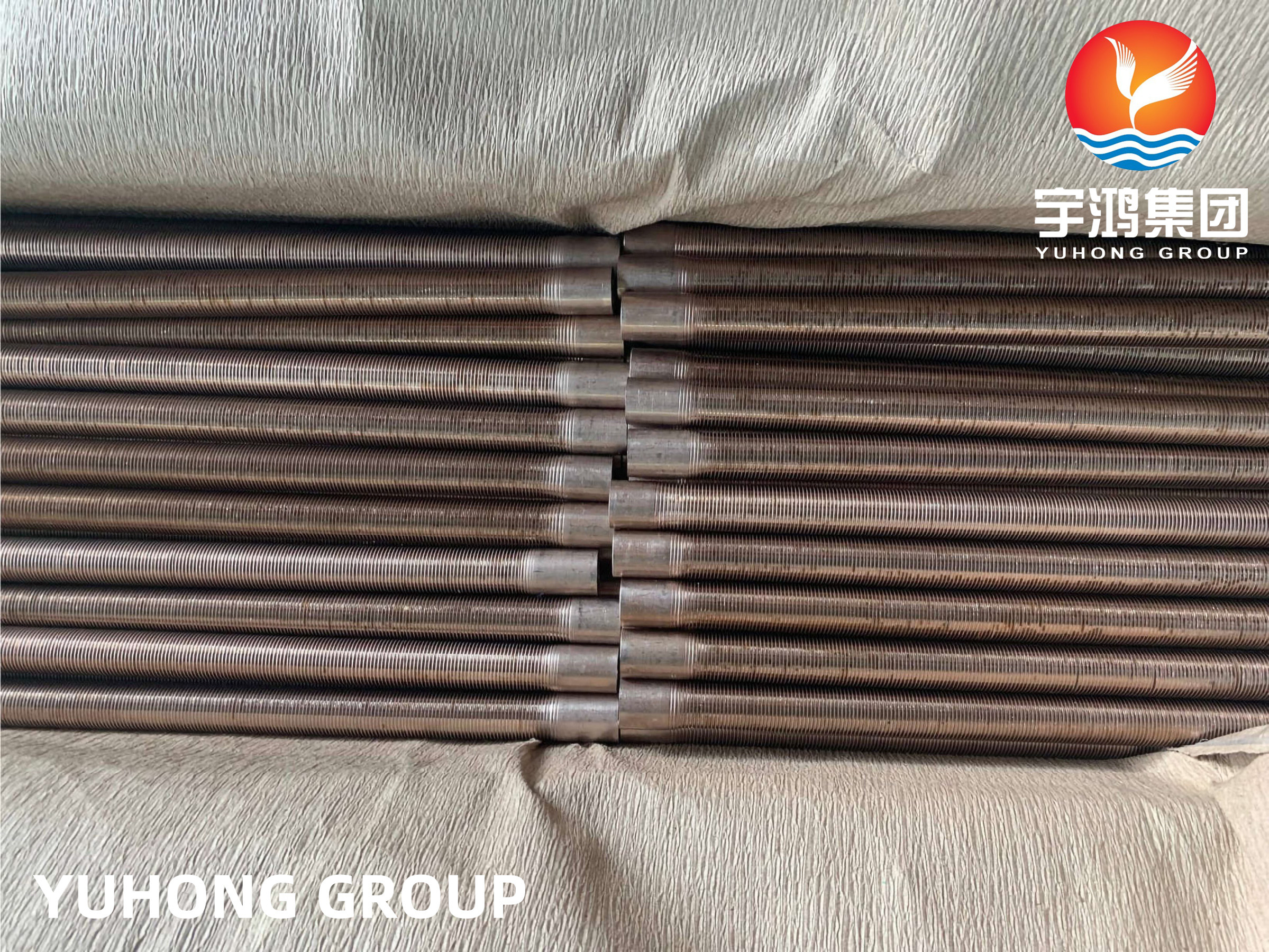 ASTM B111 C70600-O61 Low Fin Tube For Heat Exchanger Condenser Tube Bundle