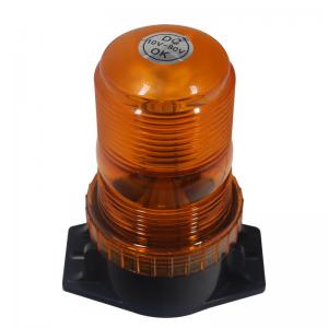 China LED Circular Construction Strobe Traffic Signal Light Yellow Warning Engineering on sale