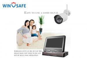 China Network 1.3 Megapixel Wireless Outdoor Security Camera System With Monitor on sale