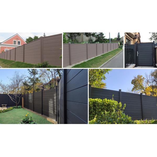 CWF06 Waterproof WPC Fence Panel Boards Non Toxic Pollution 1800x1800mm