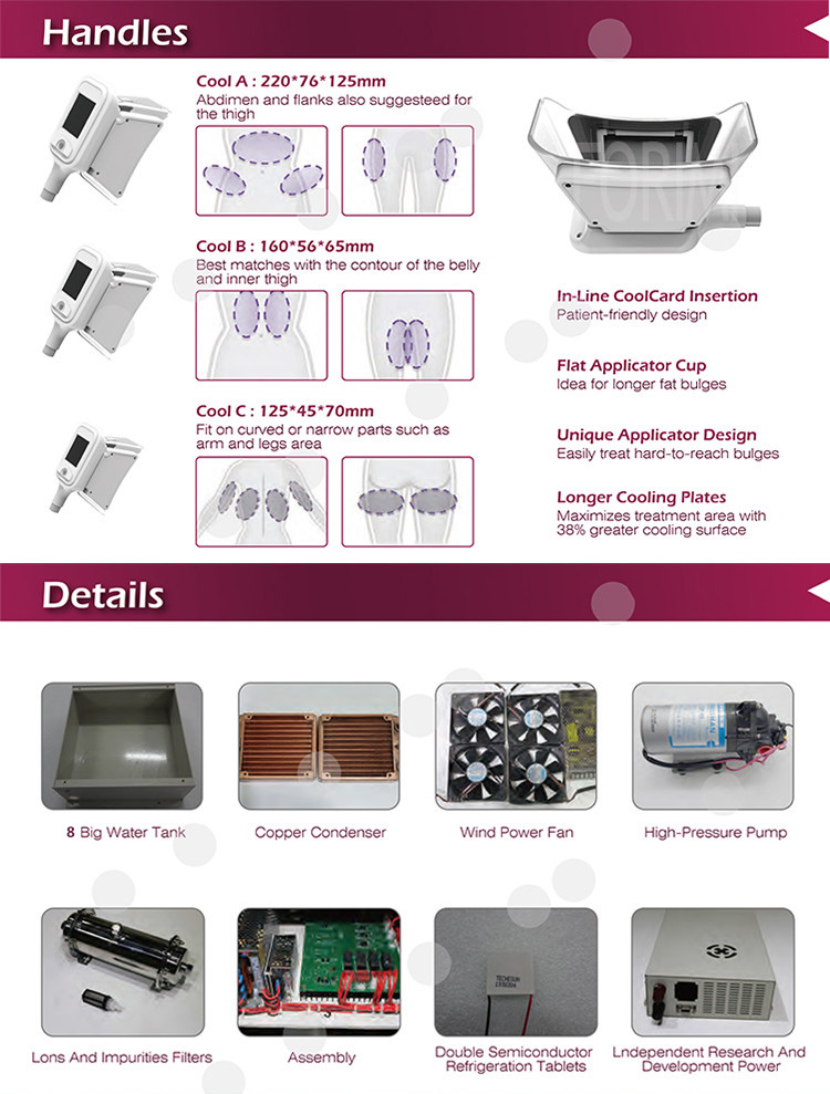 fat freezing 4 handles cryo slimming machine lipolaser cryolipolysis fat freeze slimming machine