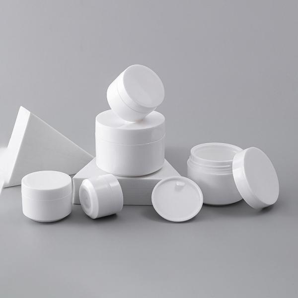 Wholesale Double Wall Plastic PP Cream Jar with Gasket in 5G-100G Size Range MOQ 10000pcs