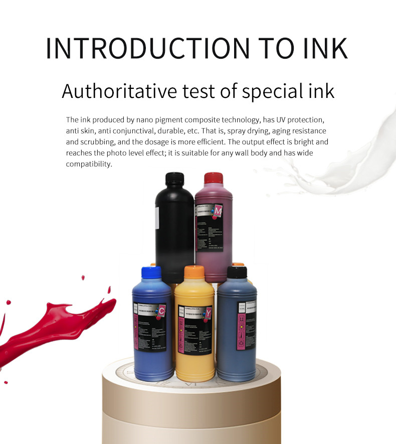 2880dpi Precision Wall Uv Printer , Wall Photo Painting Machine