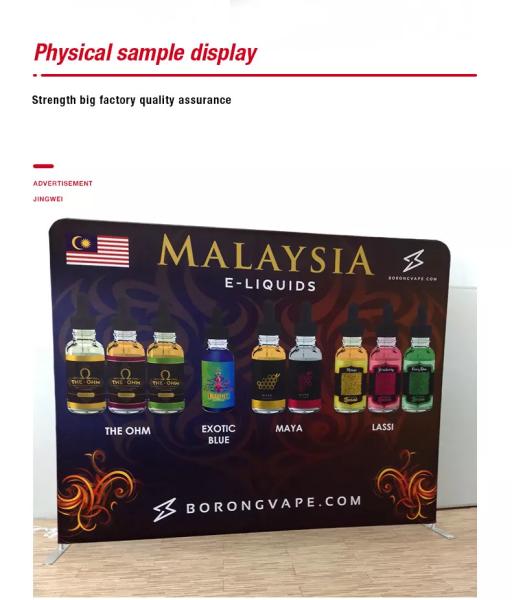 Advertising Telescopic Backdrop Banner Stand Detachable Exhibition Roller