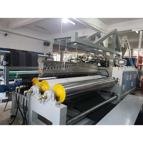 2-5 Meters/Min High Output TPE Carpet Backing Machine For Artificial Fur