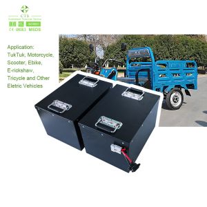 CTS OEM Electric Tricycle Lithium Battery 48v 60v 72v 105Ah Lifepo4 E Rikshaw