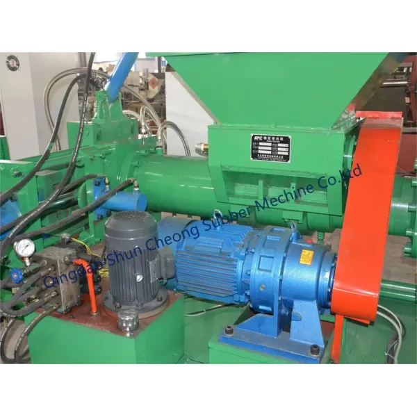 Hot Feed Rubber Extruder For Rubber Tire Customizable Design
