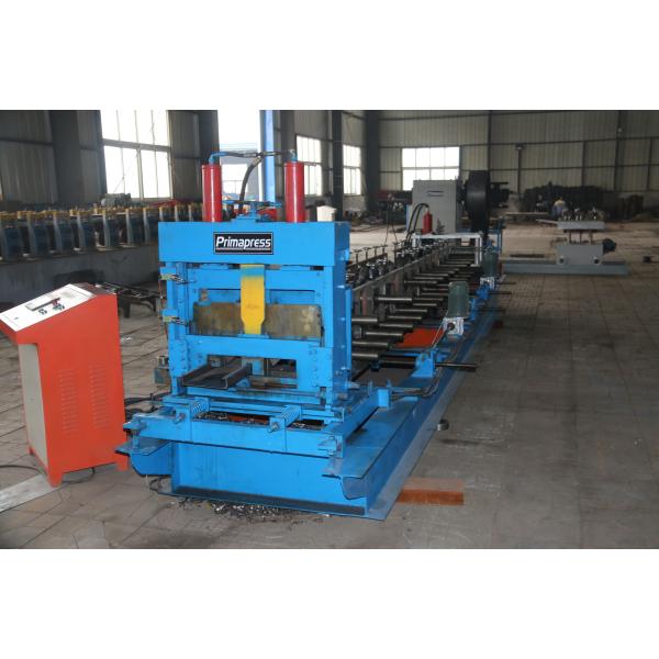 7.5KW C Purlin Roll Forming Machine C Channel Hydraulic Punching