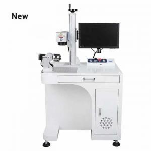 Quality JPT Fiber Laser Marker Machine for Metal Ring Sliver Jewelry Plastic ABS MC wholesale
