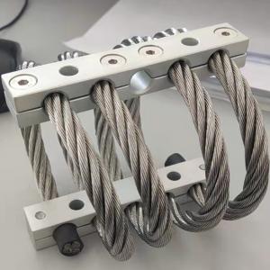 China 4 Loops Shock Absorber Steel Aluminum Wire Rope Isolator on sale