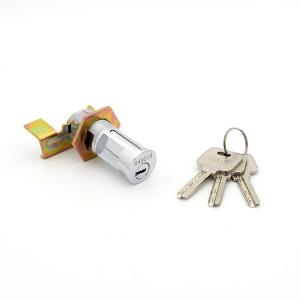 Quality 62mm Body Length Mortise Cylinder Lock One Position Pull  Chromed Plated Key wholesale