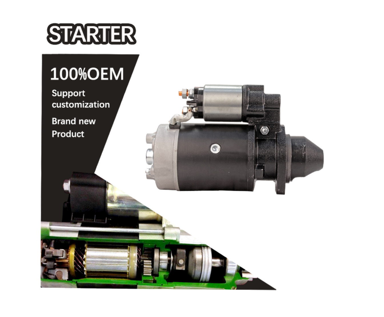 24V 11T STARTER 0001363102, 0001363105 296191200 11.130.554, 11130554, AZJ3172, IS0554 72735890, MS262