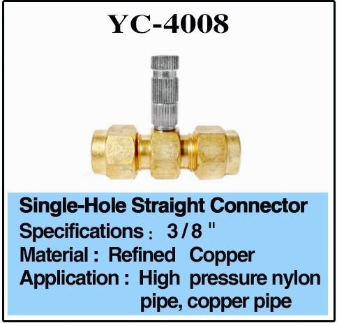 Quality High Pressure Brass Ф9.5 Water Feature Connectors wholesale