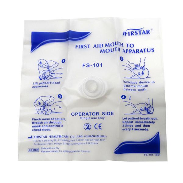Disposable Reusable CPR Resuscitation Mask One Way Valve Covid Training