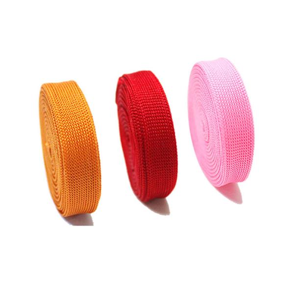 Ribbon Rainbow Polyester Webbing 10mm Width Hair Bows Woven Webbing
