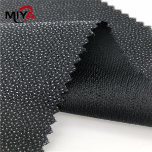Quality 100% Polyester Water Jet Woven Fusible Interlining Shrink Resistant wholesale