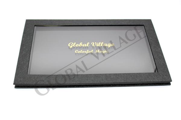 Acrylic Window Paper Makeup Palette 175m Magnetic Length Empty Cosmetic