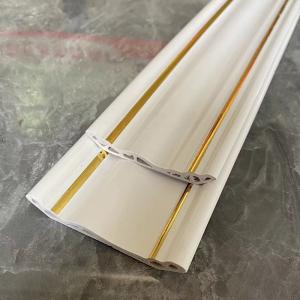 China PVC Flexible Plastic Skirting Board Covers Moisture Resistant on sale