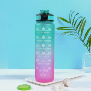 Quality Fashionable Gradient Color Frosted Plastic Sports Water Bottle 750ml Cycling Water Bottles Custom Keep Yourself Hydrated Lightweight Durable wholesale
