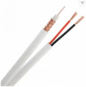 Quality CCTV Coaxial Cable CCS CCA Tine Rg59 Siamese Coaxial Cable With 2c Rg6 wholesale