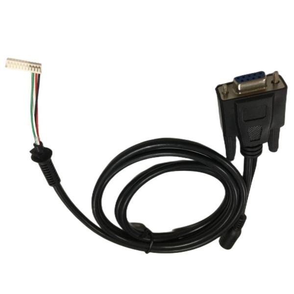 Round Cable Wire Harnesses 2.54mm 4 Pin To DB9 Female RS232 To HMI