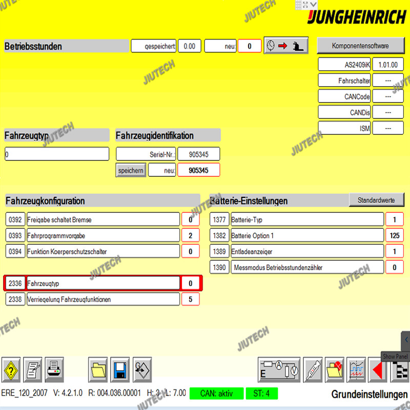 JUDIT 4 Jungheinrich Incado judit4 canbox diagnostic scanner tool Jungheinrich Judit Incado Box Diagnostic Kit