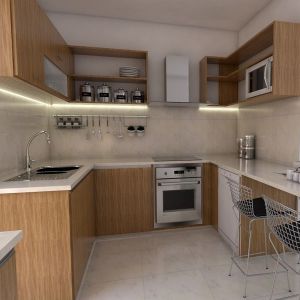 2M Modern Modular Kitchen Cabinets