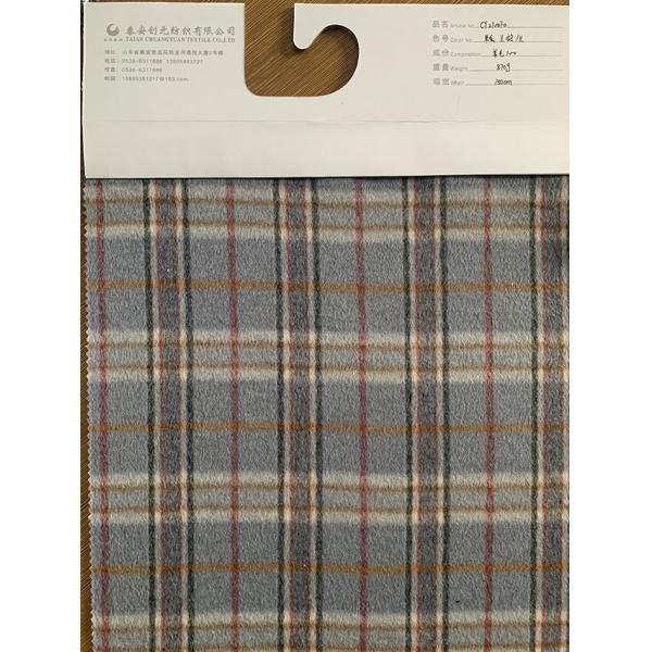 Dyed Pattern Thermal Woven 100% Wool Fabric For Coat Medium Weight
