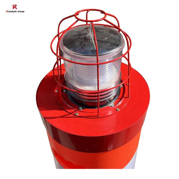 Roadsafe traffic barrel front view