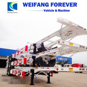 40t Payload Heavy Skeleton Container Chassis Truck Semi Trailer
