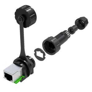 Quality Waterproof Female Ethernet Adapter Rj45 125V For Cable Extension wholesale