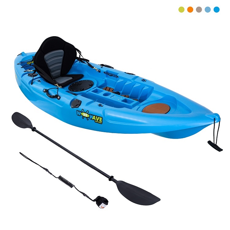 Modular Pedal Fishing Kayak Easy Splicing Design for 1-2 People Fits Fishing Needs