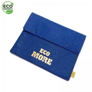 Quality Blue Color Eco Friendly Accessories RPET Felt Laptop Sleeve Portable Custom 13