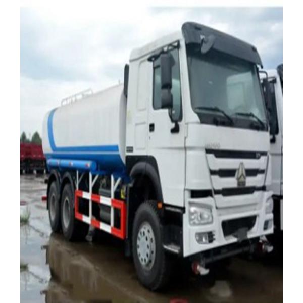 25000 Liter Water Tank Trucks SINOTRUK HOWO 6X4 With Water Pump And Stainless Steel Tank