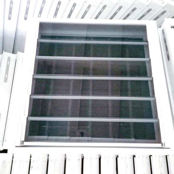 Aluminum Glass Louver Window Adjustable Handle Air Ventilation Shutter