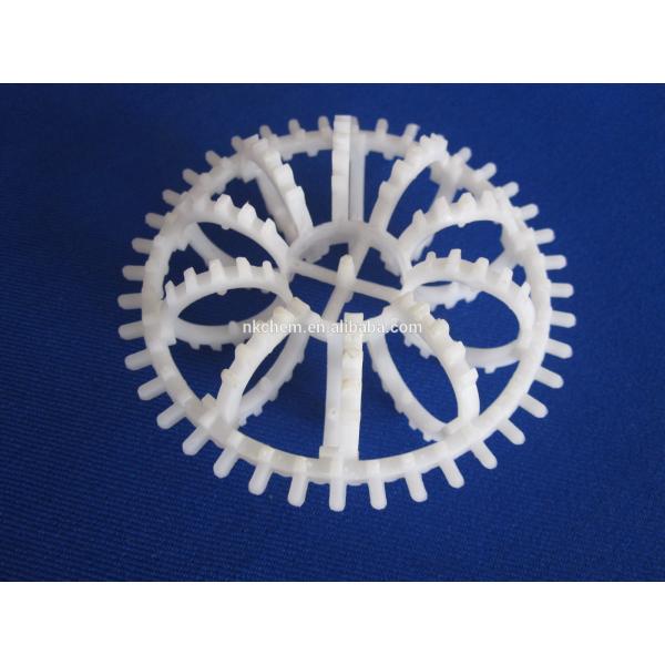 Plastic Teller Rosette Rings Random Tower Packing Random Packing Plastic Teller Rosette Ring for Scrubbing