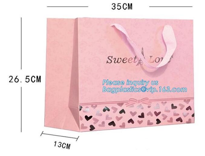 Customized White Printed Kraft Paper Shopping Bag with Twisted Handles for Cat,vintage print inspired by our own Luxury